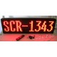 Affordable LED SCR-1343 Red Programmable Message Sign, 13 x 43